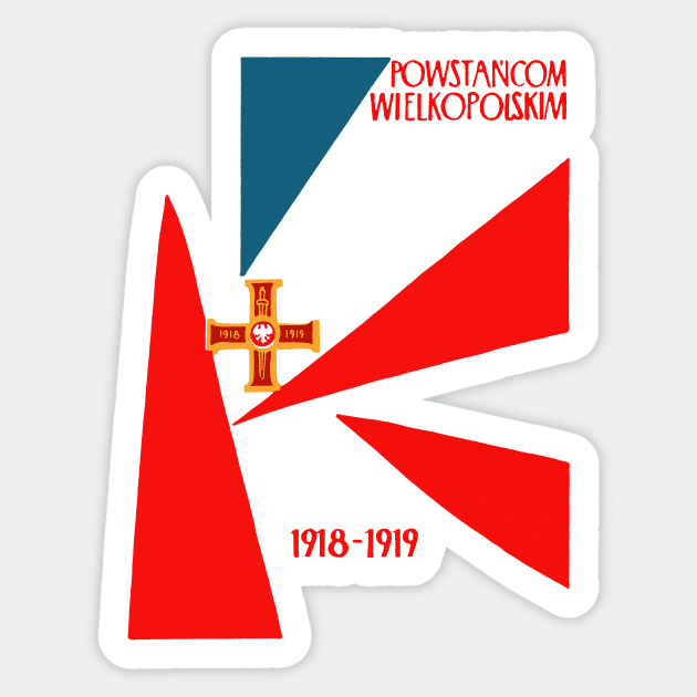 Great Polish Insurrection of 1918 Sticker by historicimage